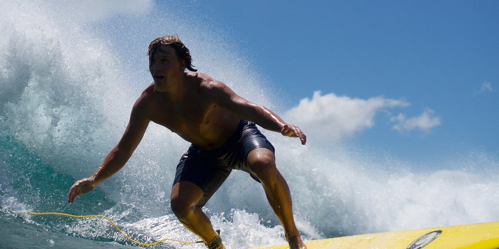 Ole Martin på surfebrett 