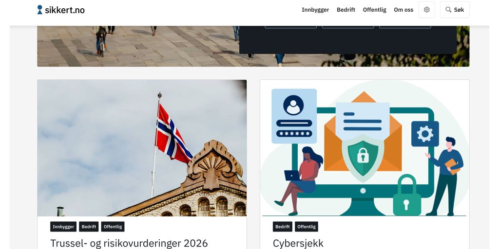 Sikkert.no – en felles portal for økt digital sikkerhet i samfunnet