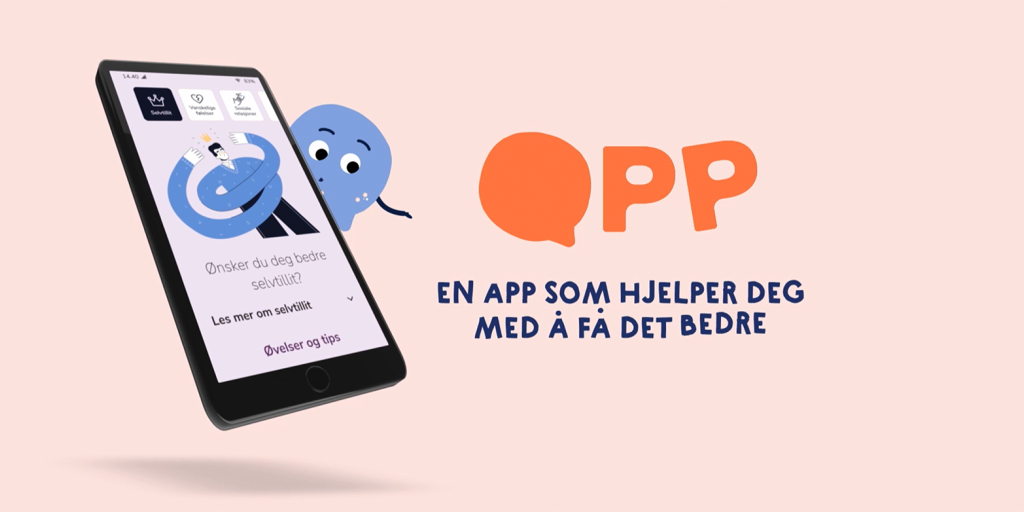 Opp - en app som kan bidra til bedre psykisk helse for ungdom 