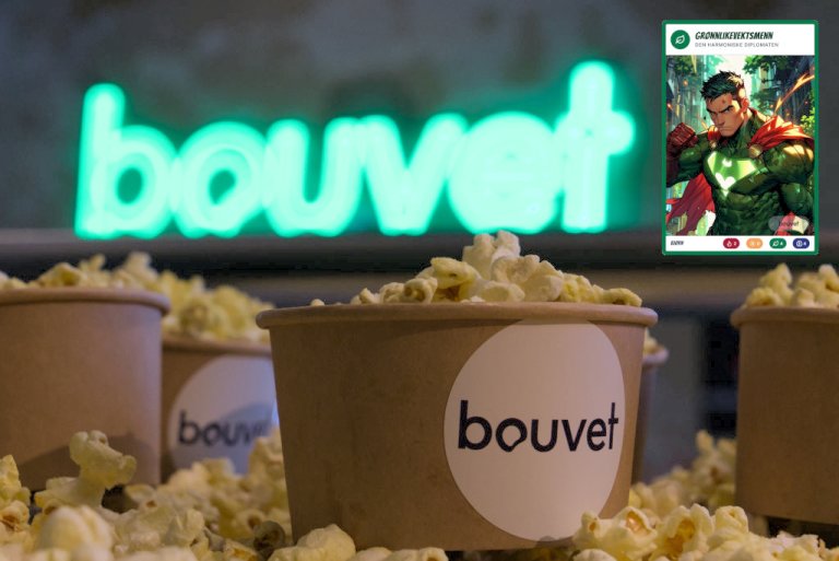 Popcorn og superheltkort