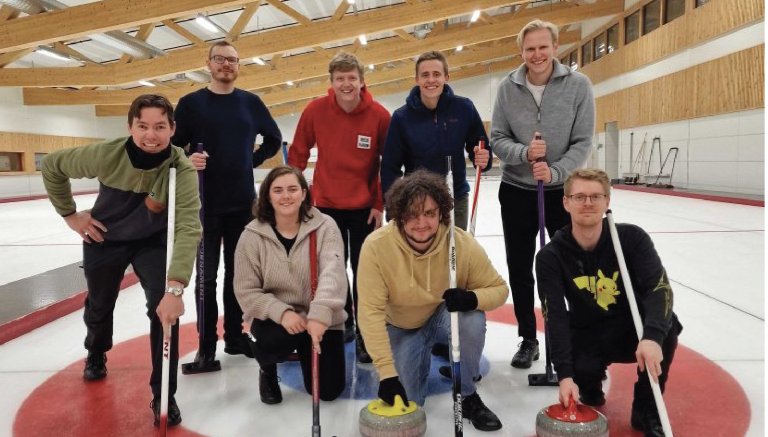 Bilde fra Innseiling i Agder på curling med Bouvet