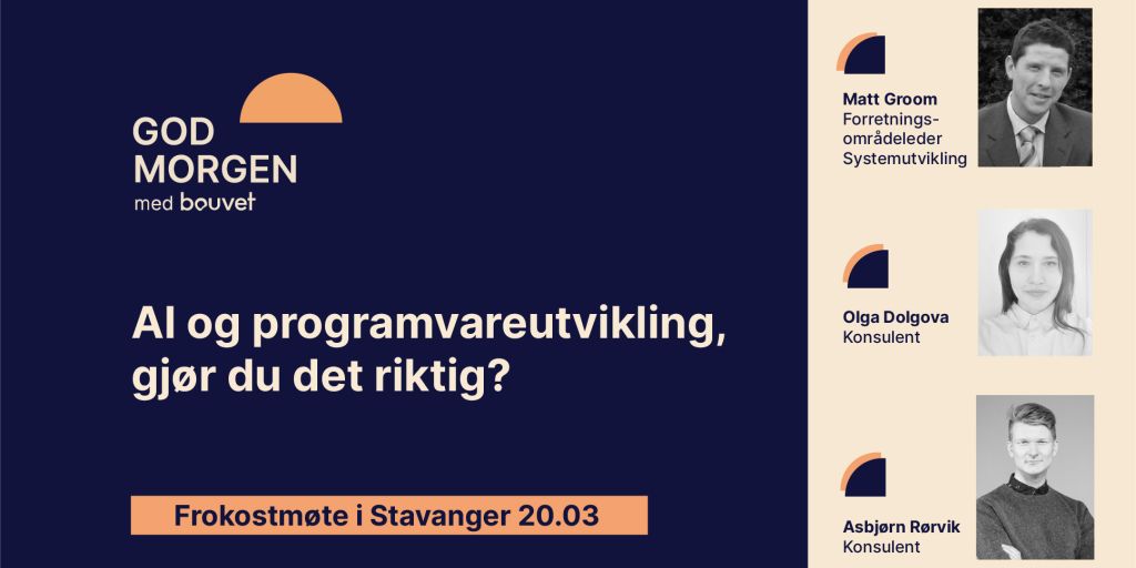 AI og programvareutvikling, gjør du det riktig?