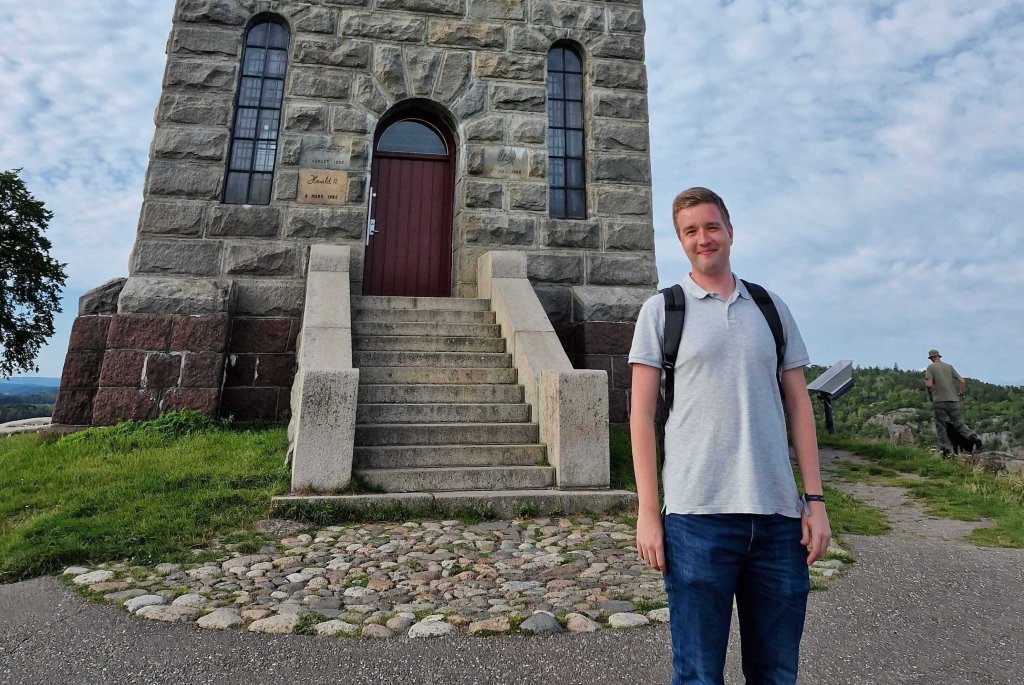 Bilde av Olav fra Øst sine uavhengighetstur til Tønsberg