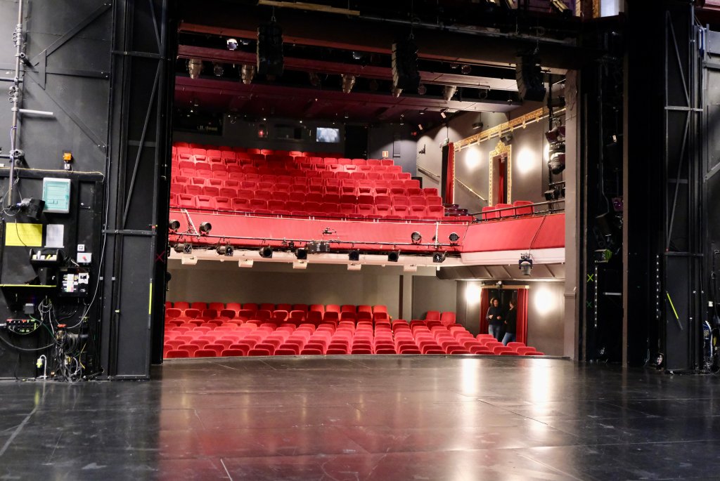 Bilde av en tom sal hos Rogaland Teater 